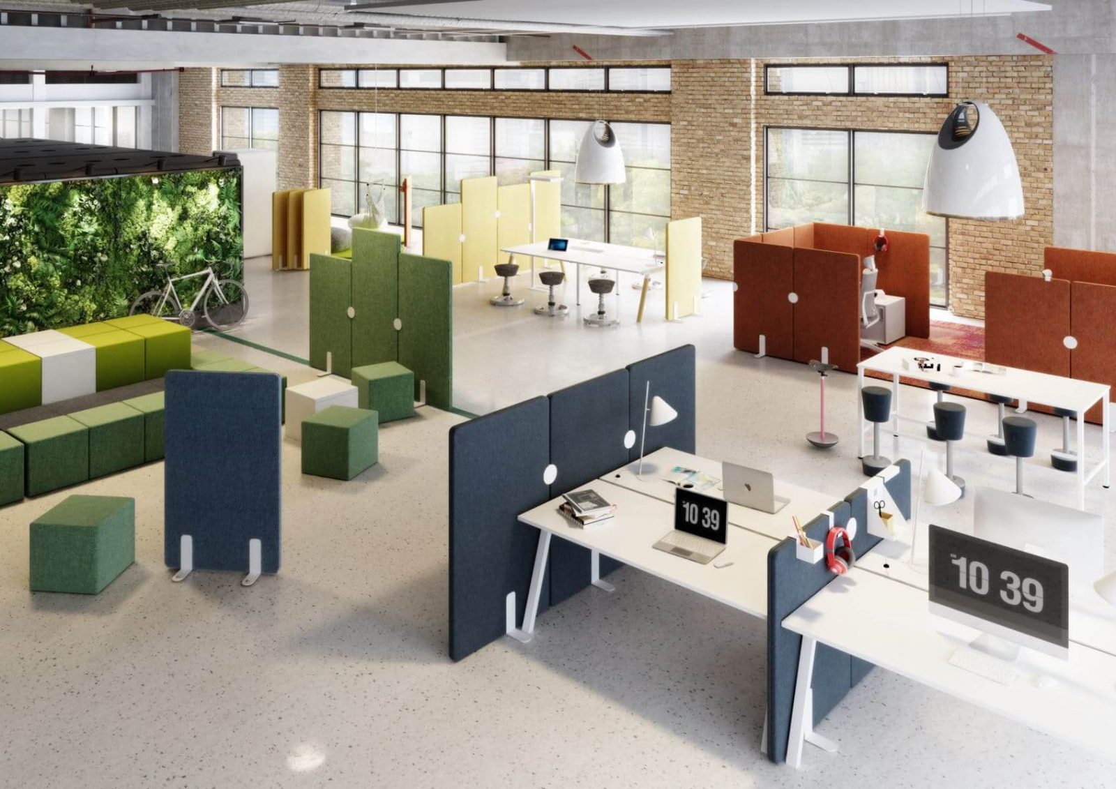 Modern office furniture is an integral part of the office interior 7