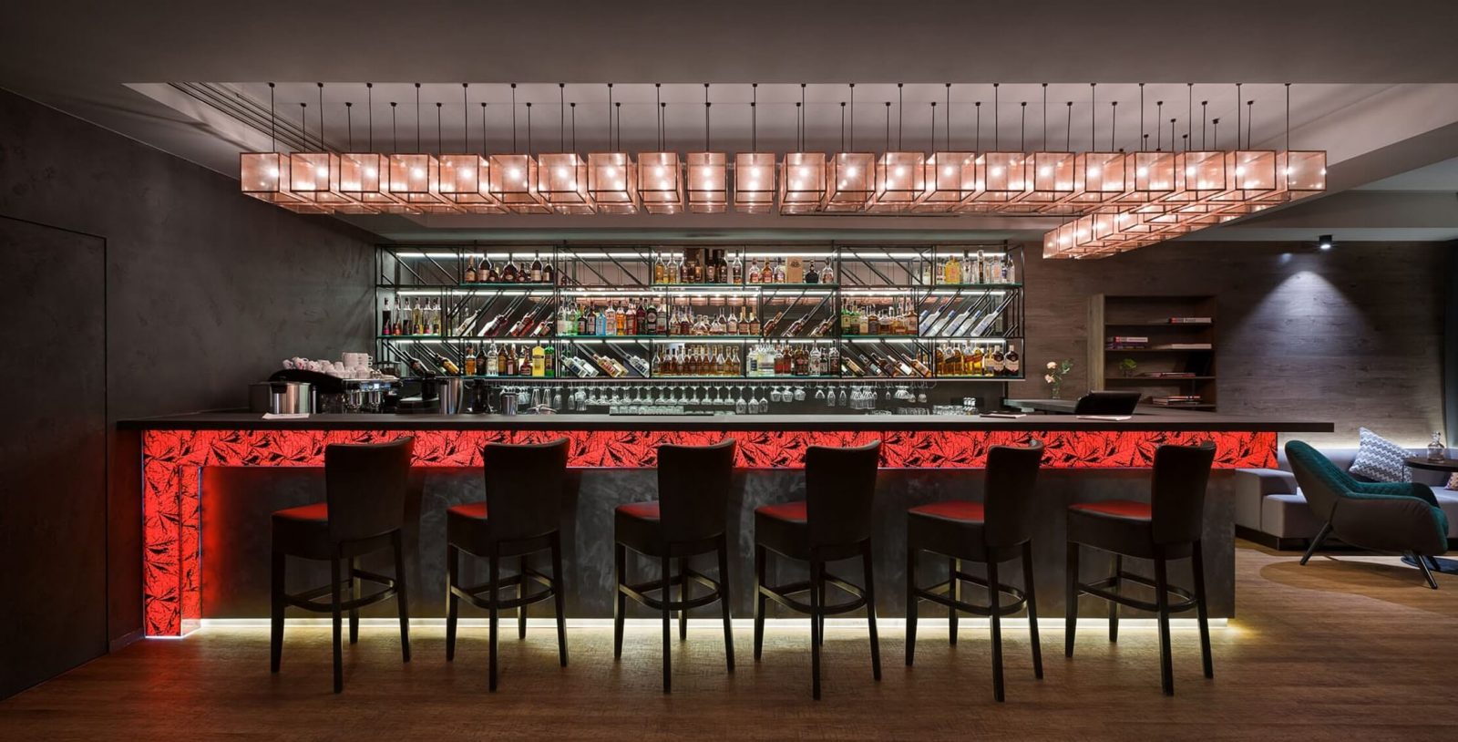 Interior design of bars and restaurants 11