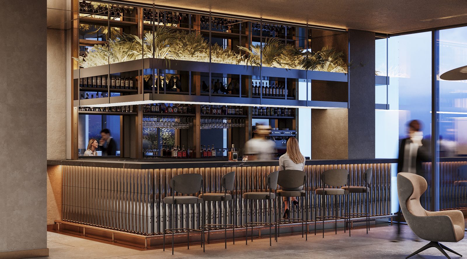 Interior design of bars and restaurants 3